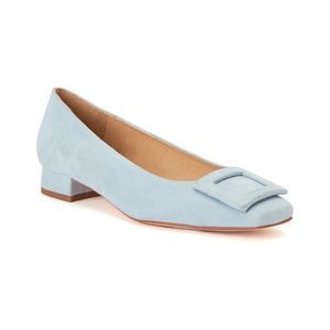 J. McLaughlin Light Blue Suede Heels